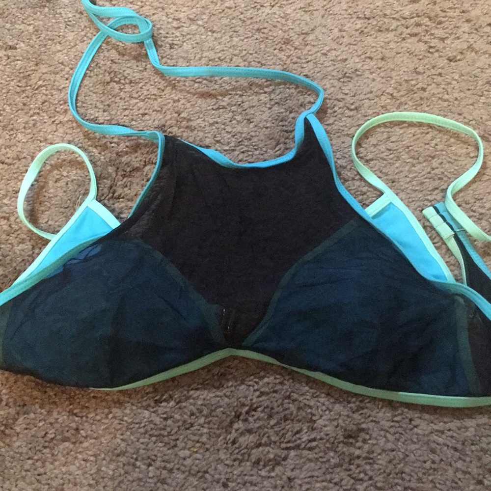 High neck bikini top